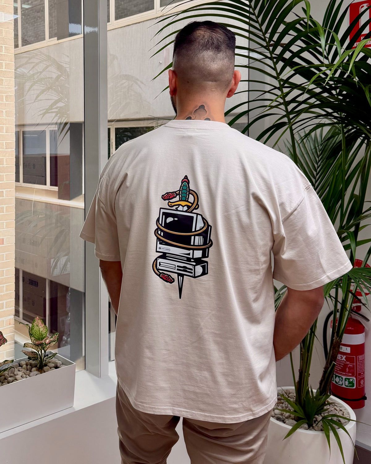 In Cloud We Trust Men's Oversized Tee